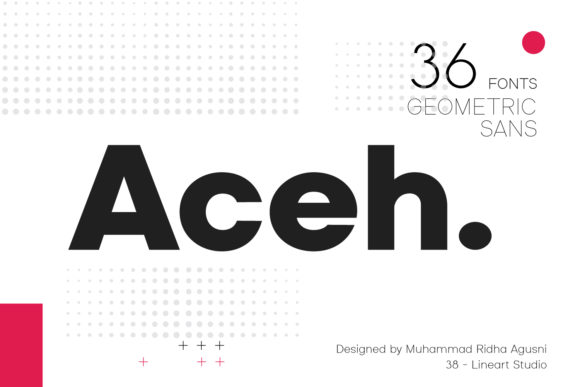 Aceh: A Minimal and Simple Lettered Sans Serif Font That Elevates Design