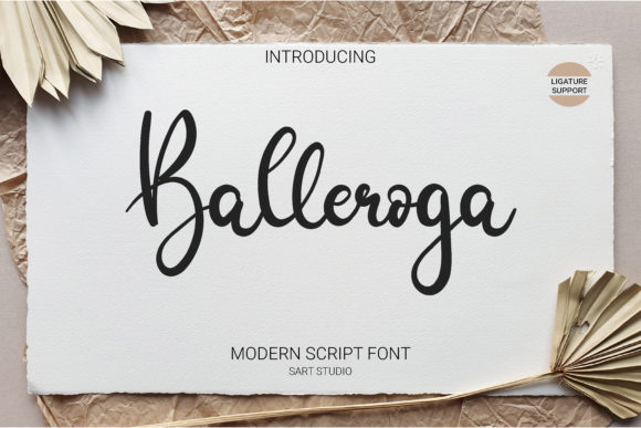 Balleroga: A Whimsical Font for Creative Expression