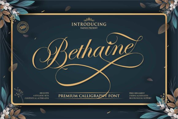 Bethaine Font: A Strategic Tool for Classic and Luxurious Design