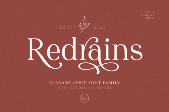 Discover the Elegance of Redrains Font