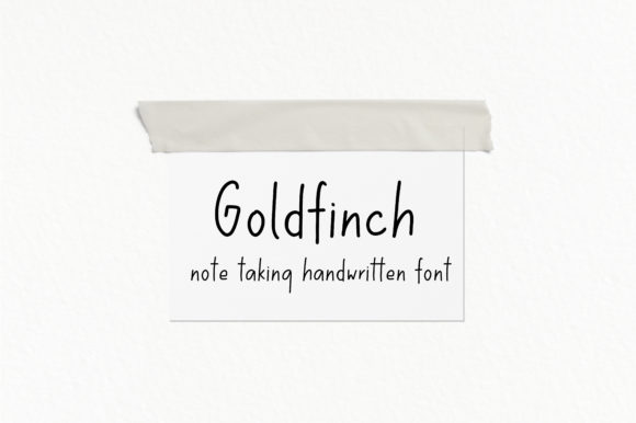 Goldfinch Font for Creative Expression