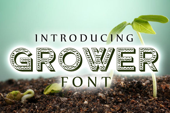 Grower Font for a Cheerful Design Touch