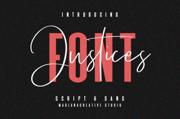 Justices Font: Bold and Beautiful for Creative Projects