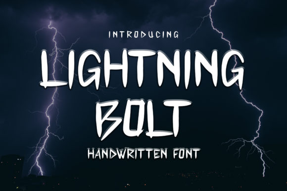 Lightning Bolt: A Quirky Handwritten Font That Works Everywhere