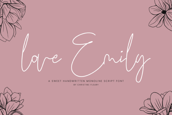 Love Emily: A Sweet Handwritten Script Font for Chic Branding