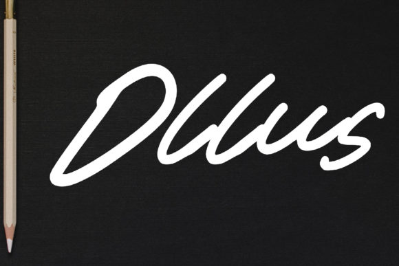 Ollus Font: A Sweet and Unique Handwritten Style