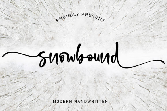 Snowbound Calligraphy Typeface: A Sweet and Romantic Font for Creative Projects