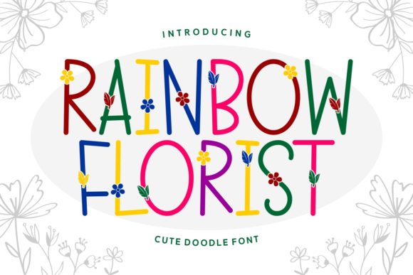 Unlocking Creativity with Rainbow Florist: A Handwritten Font for Modern Designers